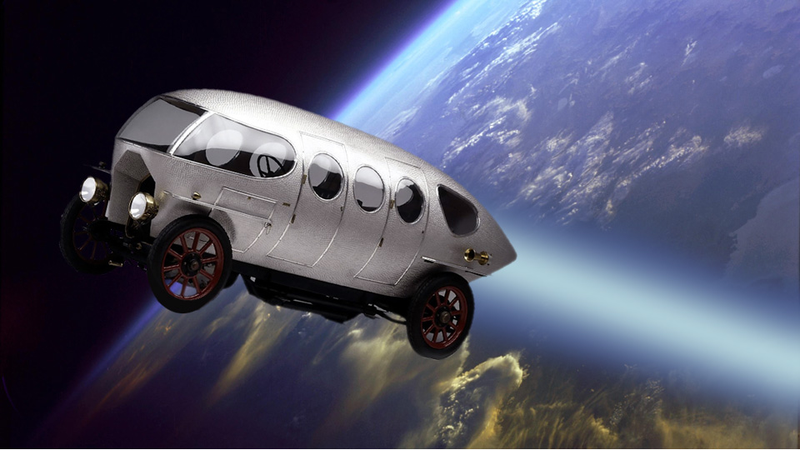 Illustration for article titled Alfa Romeo Built A Spaceship Before We Ever Went Into Space